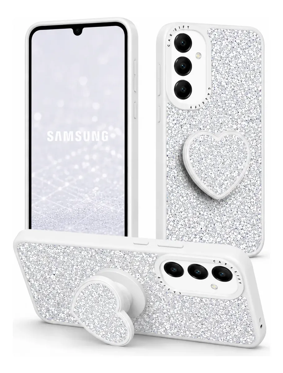 Carcasa para Samsung A14 4G/5G Glitter Incluye Pop Socket — vista 4 Carcasa para Samsung A14 4G/5G Glitter Incluye Pop Socket — vista 4