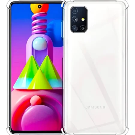 Carcasa Compatible Samsung M51 Transparente Antigolpe