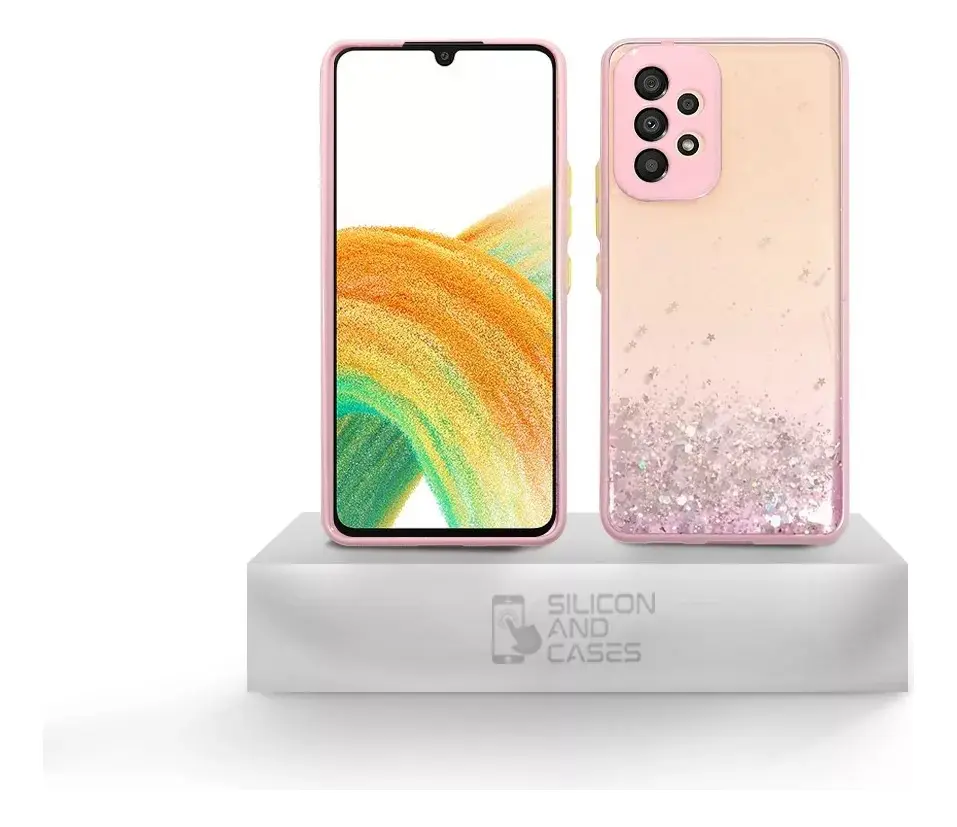 Carcasa Samsung A32 5G Glitter Protección Cámara