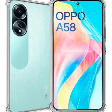 Carcasa Transparente para Oppo A58 Antigolpe — vista 2
