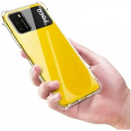 Carcasa Xiaomi POCO M3 Transparente Antigolpe