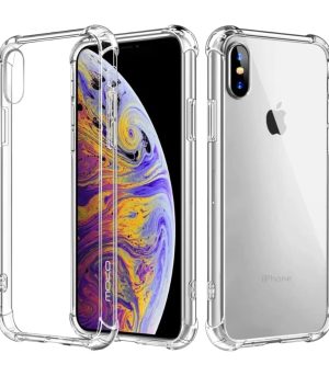 Carcasa iphone xs max transparente antigolpe
