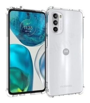 Carcasa para motorola e20 transparente antigolpe
