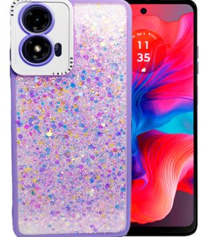 Carcasa para motorola g04 glitter incluye pop socket - vista 2