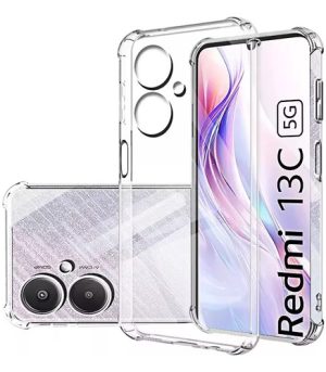 Carcasa transparente para xiaomi redmi 13c 5g antigolpe