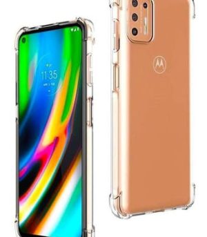 Carcasa para motorola g9 plus transparente antigolpe