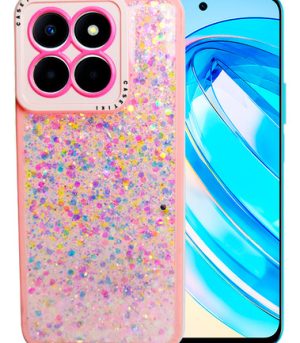 Carcasa para honor x8a 5g glitter incluye pop socket - vista 2