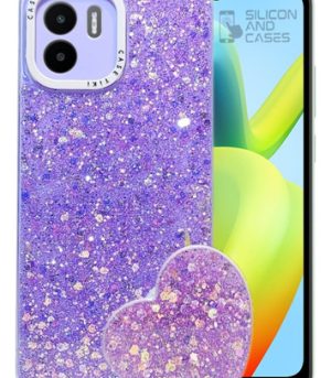 Carcasa para xiaomi redmi a2 glitter incluye pop socket
