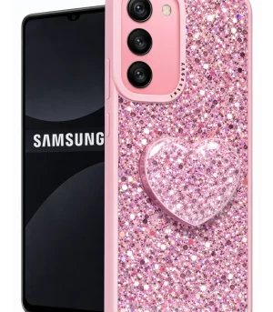 Carcasa para samsung a17 glitter brillo con pop socket - vista 2