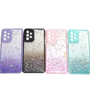 Carcasa samsung a52 glitter proteccion camara