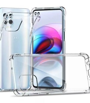 Carcasa motorola g100 transparente antigolpe
