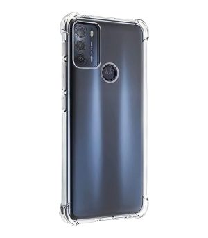 Carcasa motorola g60 transparente antigolpe