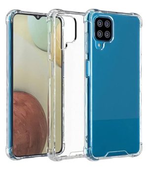 Carcasa samsung a12 transparente antigolpe reforzada