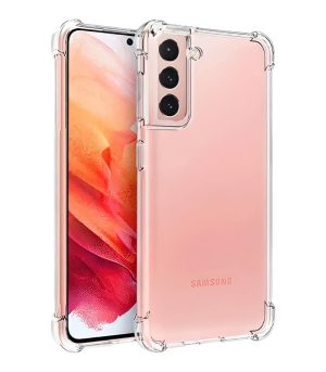 Carcasa samsung s21 fe transparente antigolpe reforzada