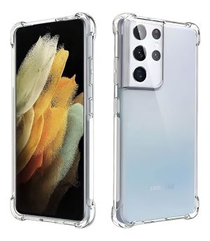 Carcasa samsung s21 ultra transparente antigolpe reforzada
