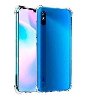 Carcasa xiaomi redmi 9a transparente antigolpe reforzada