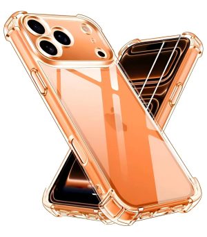 Carcasa transparente antigolpe para iphone 17 pro max